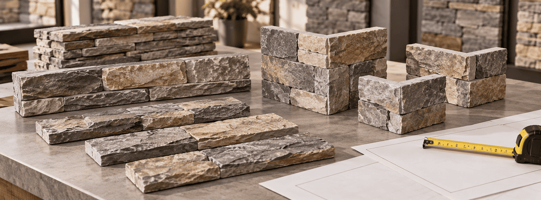 Conceptual stone-paved urban courtyard with benches and planting beside an open pedestrian entrance